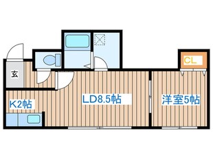 サンテラス・クイ－ンの物件間取画像